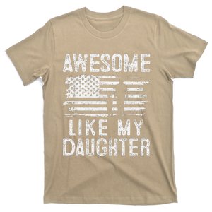 Awesome Like My Daughter Funny Fathers Day T-Shirt