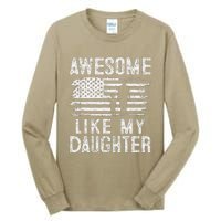 Awesome Like My Daughter Funny Fathers Day Tall Long Sleeve T-Shirt