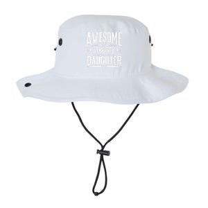 Awesome Like My Daughter Parents Day Humor Saying Legacy Cool Fit Booney Bucket Hat