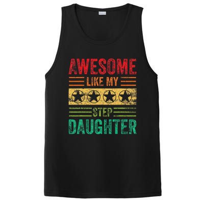 Awesome Like My Step Daughter Vintage Parents Father's Day PosiCharge Competitor Tank