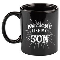 Awesome Like My Son Daddy Papa Dad Father Sayings 11oz C Handle Ceramic Mug