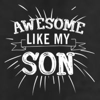 Awesome Like My Son Daddy Papa Dad Father Sayings 11oz C Handle Ceramic Mug