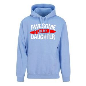 Awesome Like My Daughter Parents FatherS Day MotherS Day Unisex Surf Hoodie