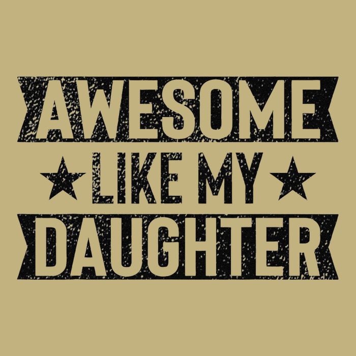 Awesome Like My Daughter Gifts Man Funny Fathers Day Dad Cooling Performance Crew T-Shirt