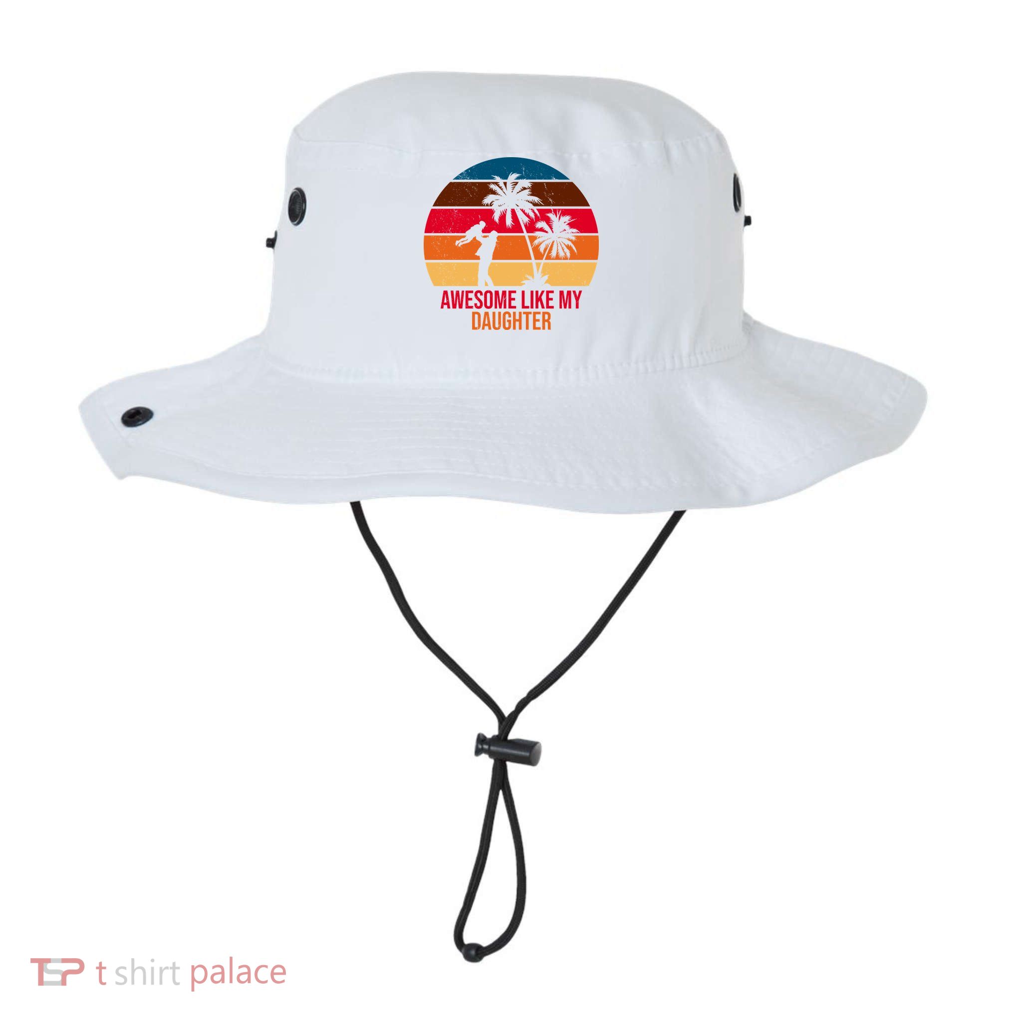 Awesome Like My Daughter Sunset Gift For Dad Bucket Hat