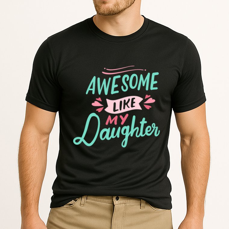 Awesome Like My Daughter Cute Mom Mothers Day Cooling Performance Crew T-Shirt
