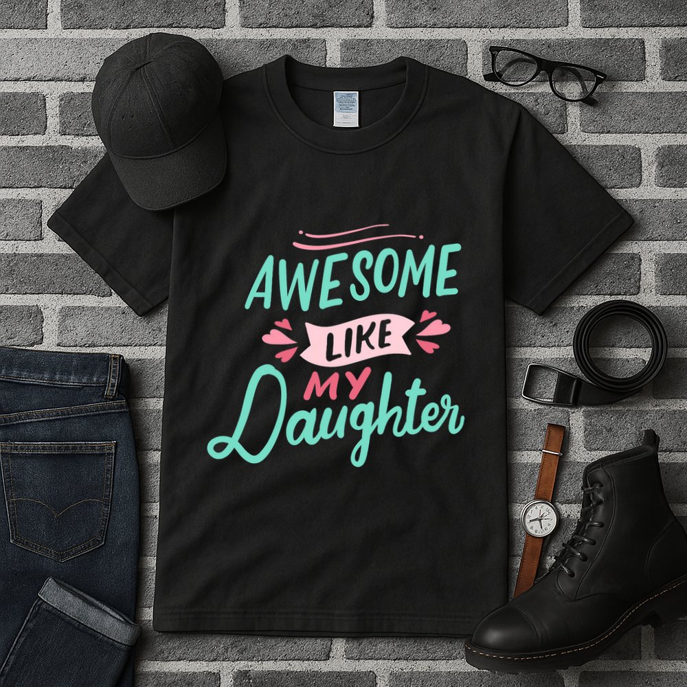 Awesome Like My Daughter Cute Mom Mothers Day Tall T-Shirt