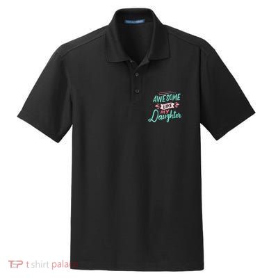Awesome Like My Daughter Cute Mom Mothers Day Dry Zone Grid Polo
