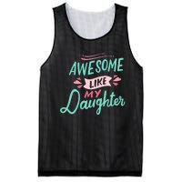 Awesome Like My Daughter Cute Mom Mothers Day Mesh Reversible Basketball Jersey Tank