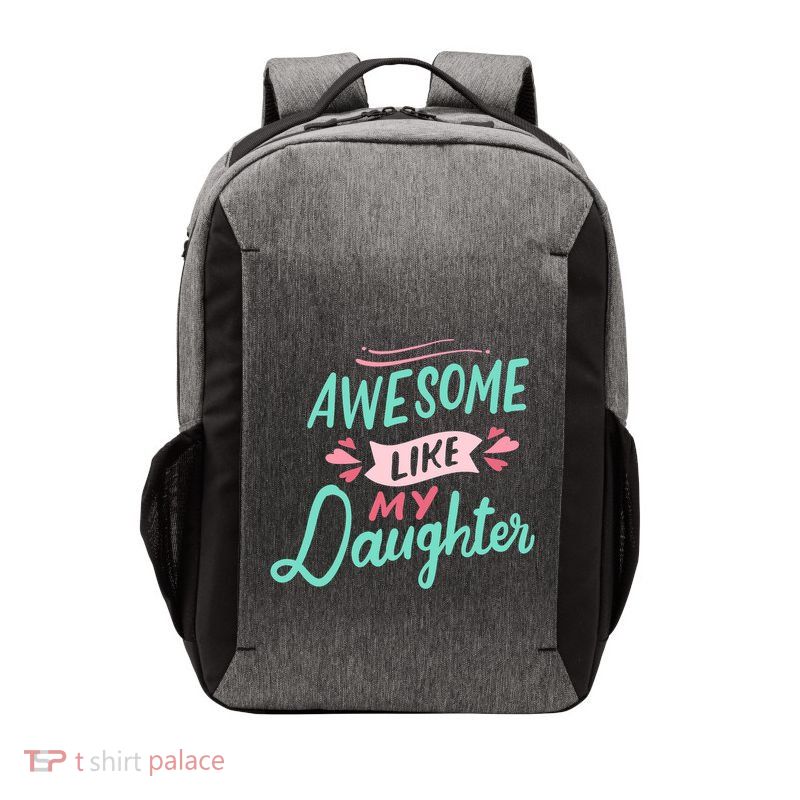 Awesome Like My Daughter Cute Mom Mothers Day Vector Backpack