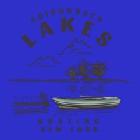 Adirondack Lakes Ny Boating Great Gift Womens T-Shirt
