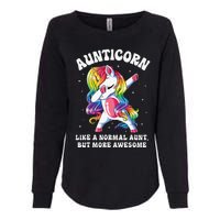 Aunticorn Like Normal Aunt But More Awesome Dabbing Unicorn Womens California Wash Sweatshirt