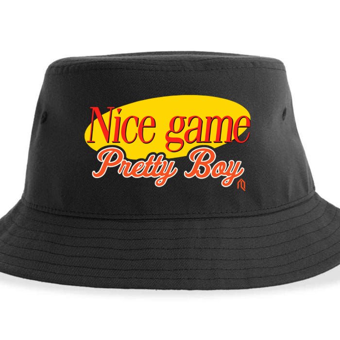 Athlete Logos Nice Game Pretty Sustainable Bucket Hat