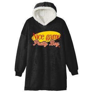 Athlete Logos Nice Game Pretty Hooded Wearable Blanket