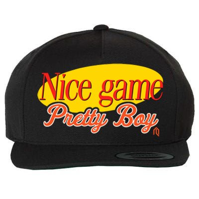 Athlete Logos Nice Game Pretty Wool Snapback Cap