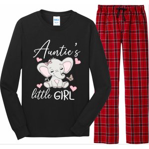 Aunties Little Niece From Aunt To Niece Gift Long Sleeve Pajama Set