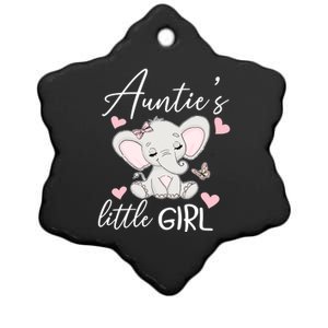 Aunties Little Niece From Aunt To Niece Gift Ceramic Star Ornament