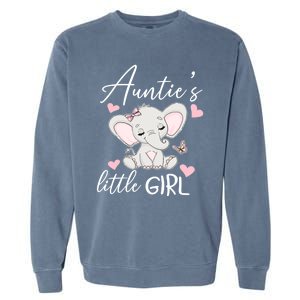 Aunties Little Niece From Aunt To Niece Gift Garment-Dyed Sweatshirt