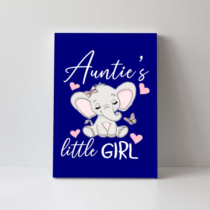 Aunties Little Niece From Aunt To Niece Gift Canvas