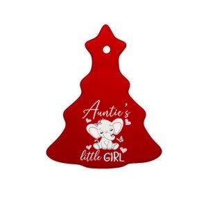 Aunties Little Niece From Aunt To Niece Gift Ceramic Tree Ornament