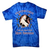 Aunticorn Like Normal Aunt But More Awesome Megical Unicorn Gift Tie-Dye T-Shirt