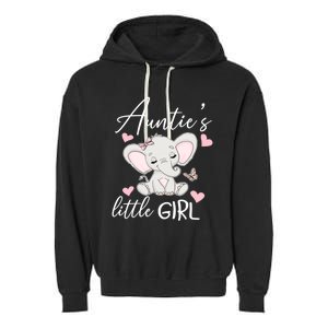 Aunties Little Niece From Aunt To Niece Gift Garment-Dyed Fleece Hoodie