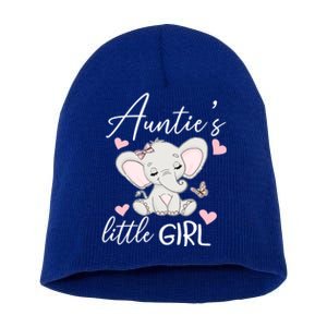 Aunties Little Niece From Aunt To Niece Gift Short Acrylic Beanie