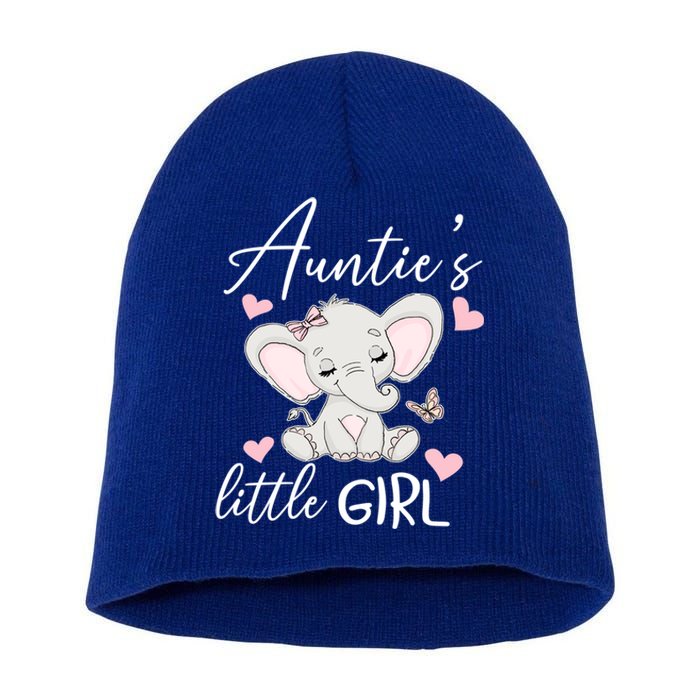 Aunties Little Niece From Aunt To Niece Gift Short Acrylic Beanie