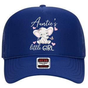 Aunties Little Niece From Aunt To Niece Gift High Crown Mesh Back Trucker Hat