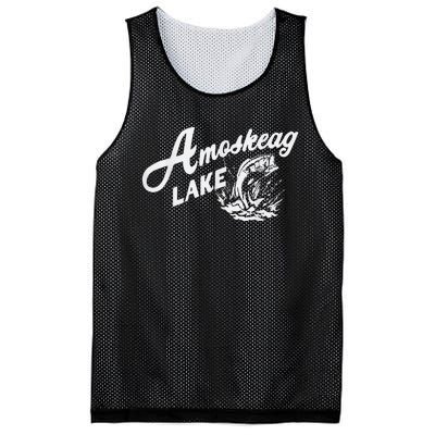 Amoskeag Lake New Hampshire Mesh Reversible Basketball Jersey Tank