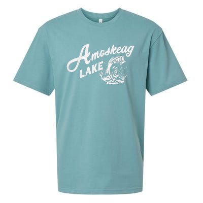 Amoskeag Lake New Hampshire Sueded Cloud Jersey T-Shirt