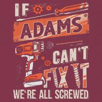 Adams Last Name If Adams CanT Fix It 16oz Travel Tumbler