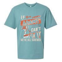 Adams Last Name If Adams CanT Fix It Sueded Cloud Jersey T-Shirt