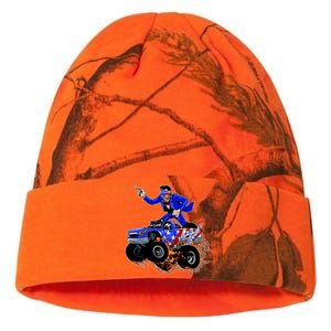 Abraham Liconln On A Monster Truck Kati Licensed 12" Camo Beanie