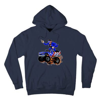 Abraham Liconln On A Monster Truck Tall Hoodie