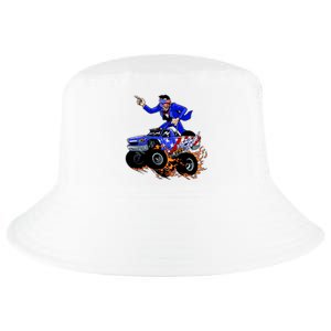 Abraham Liconln On A Monster Truck Cool Comfort Performance Bucket Hat