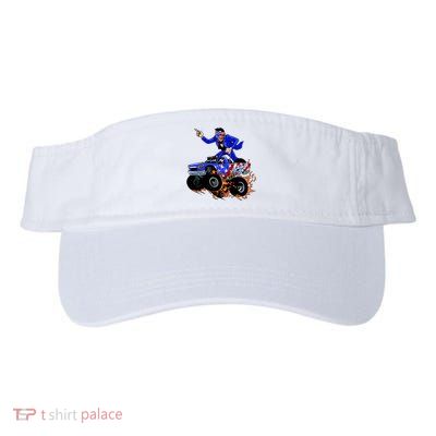 Abraham Liconln On A Monster Truck Visor