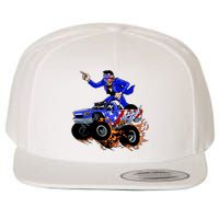 Abraham Liconln On A Monster Truck Wool Snapback Cap