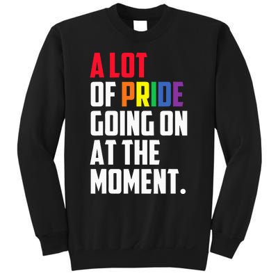 A Lot Of Pride Going On At The Moment Lgbt Pride Month Sweatshirt