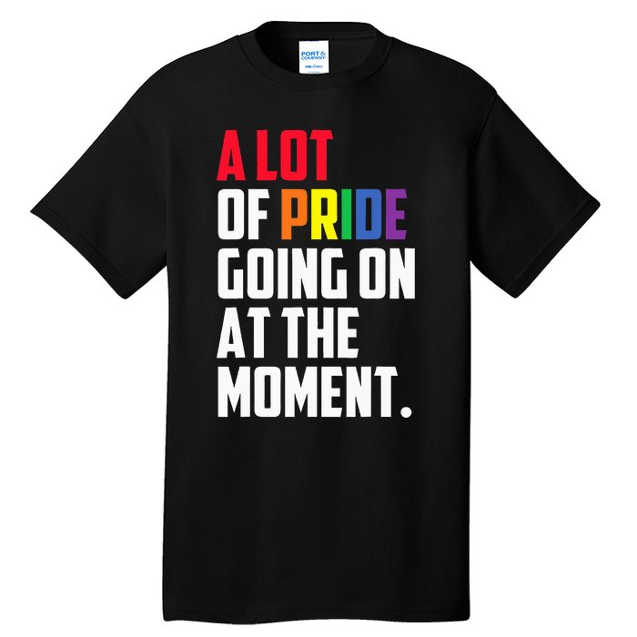 A Lot Of Pride Going On At The Moment Lgbt Pride Month Tall T-Shirt