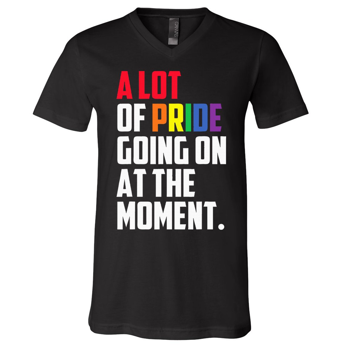 A Lot Of Pride Going On At The Moment Lgbt Pride Month V-Neck T-Shirt