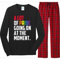 A Lot Of Pride Going On At The Moment Lgbt Pride Month Long Sleeve Pajama Set