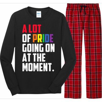 A Lot Of Pride Going On At The Moment Lgbt Pride Month Long Sleeve Pajama Set