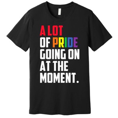 A Lot Of Pride Going On At The Moment Lgbt Pride Month Premium T-Shirt