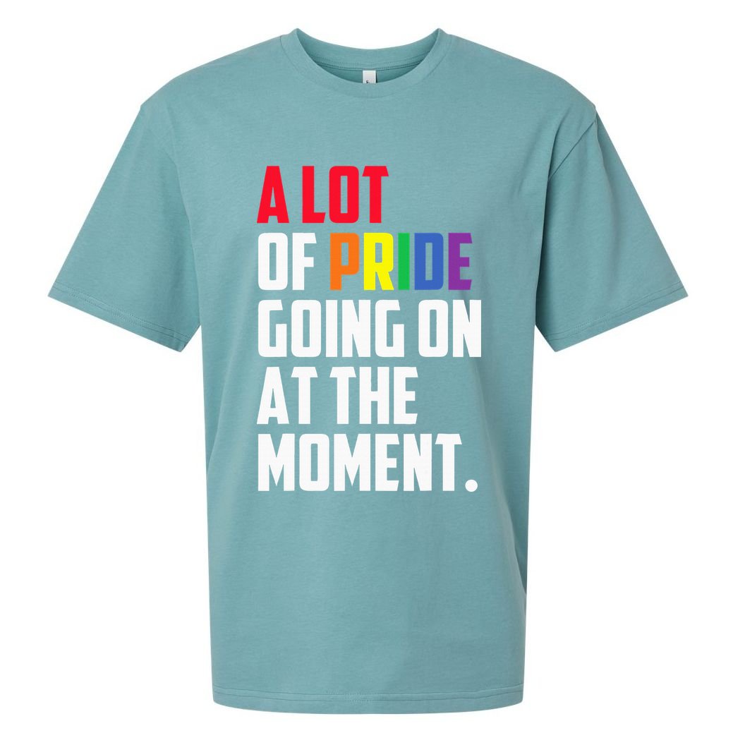 A Lot Of Pride Going On At The Moment Lgbt Pride Month Sueded Cloud Jersey T-Shirt