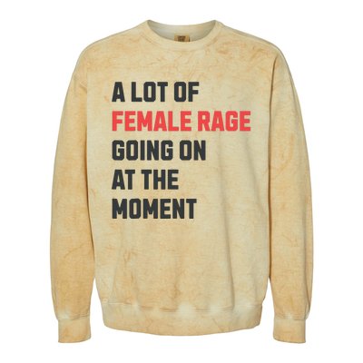 A Lot Of Female Retro Rage Going On At The Moment Colorblast Crewneck Sweatshirt