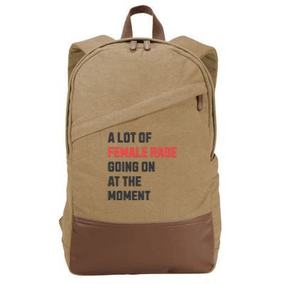 A Lot Of Female Retro Rage Going On At The Moment Cotton Canvas Backpack