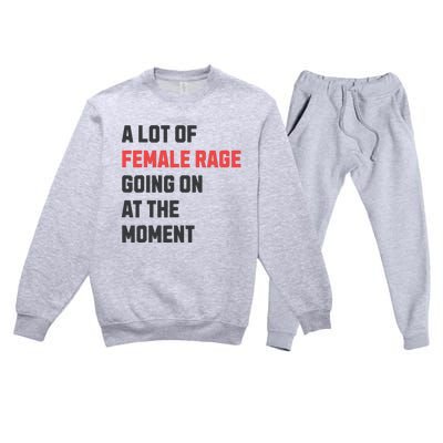 A Lot Of Female Retro Rage Going On At The Moment Premium Crewneck Sweatsuit Set