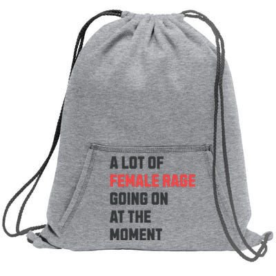 A Lot Of Female Retro Rage Going On At The Moment Sweatshirt Cinch Pack Bag