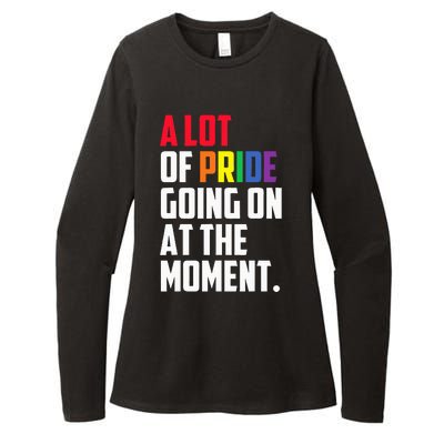 A Lot Of Pride Going On At The Moment Lgbt Womens CVC Long Sleeve Shirt